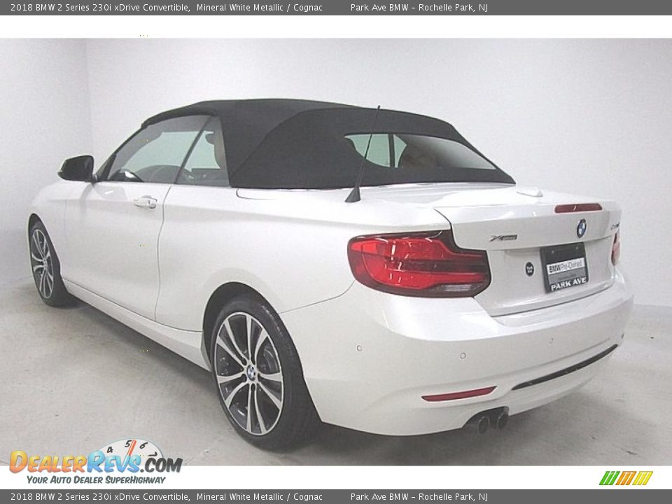 2018 BMW 2 Series 230i xDrive Convertible Mineral White Metallic / Cognac Photo #5