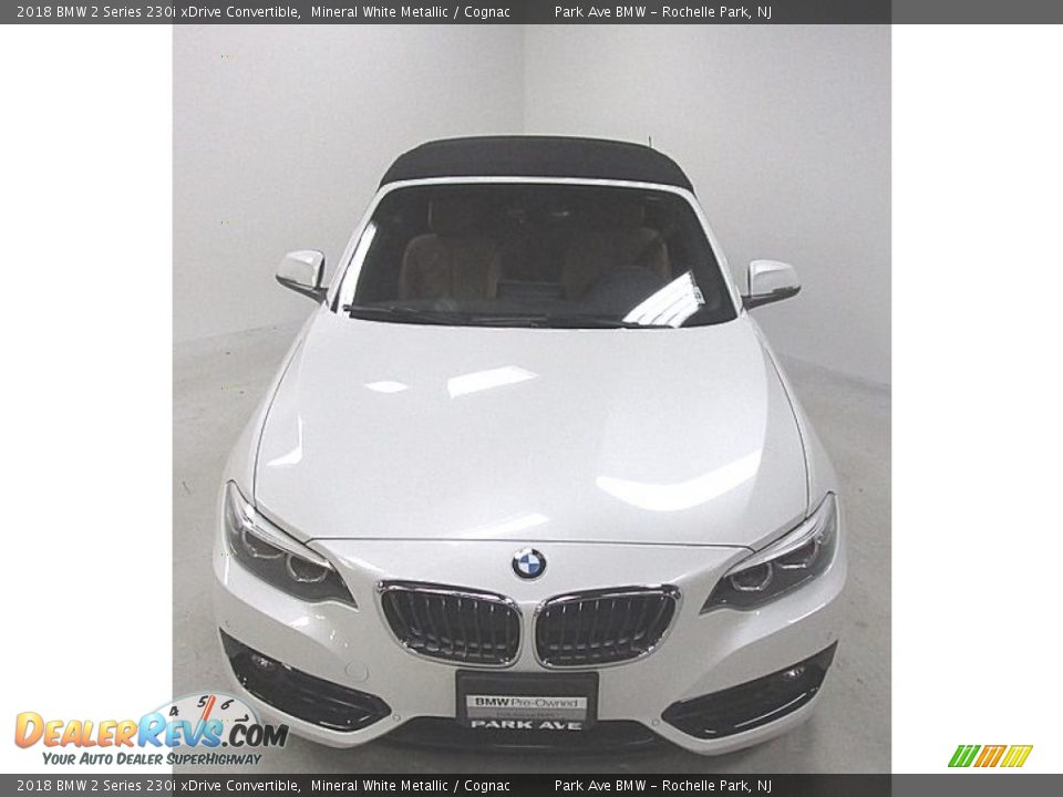 2018 BMW 2 Series 230i xDrive Convertible Mineral White Metallic / Cognac Photo #10