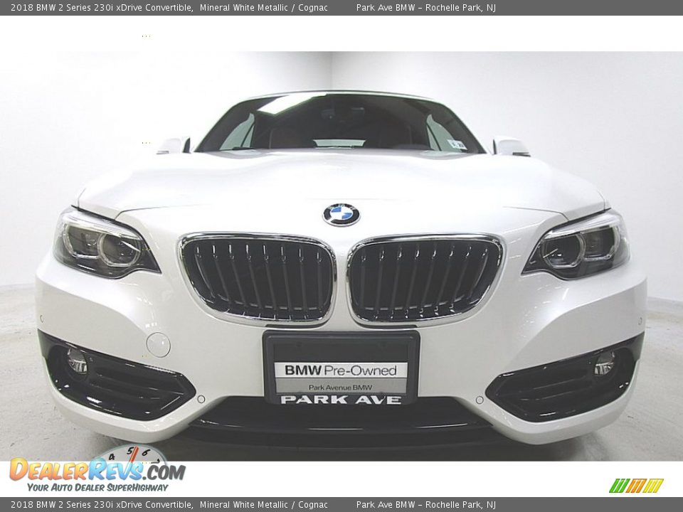 2018 BMW 2 Series 230i xDrive Convertible Mineral White Metallic / Cognac Photo #11