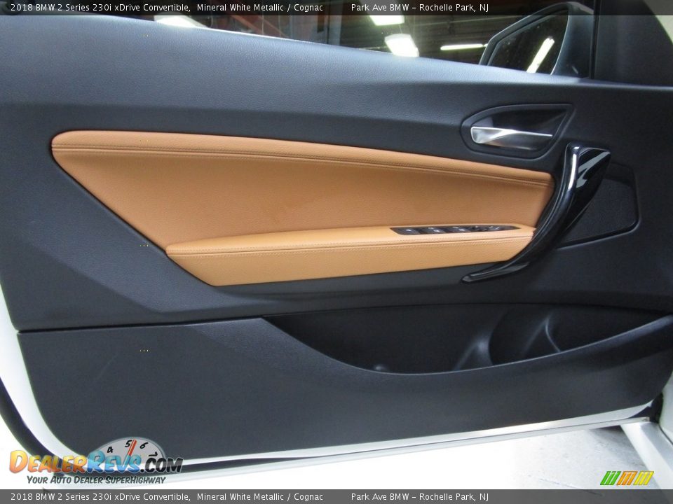 2018 BMW 2 Series 230i xDrive Convertible Mineral White Metallic / Cognac Photo #12