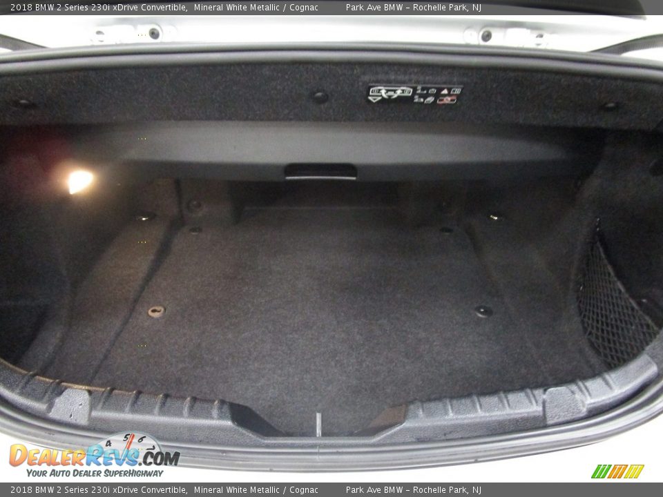 2018 BMW 2 Series 230i xDrive Convertible Mineral White Metallic / Cognac Photo #23