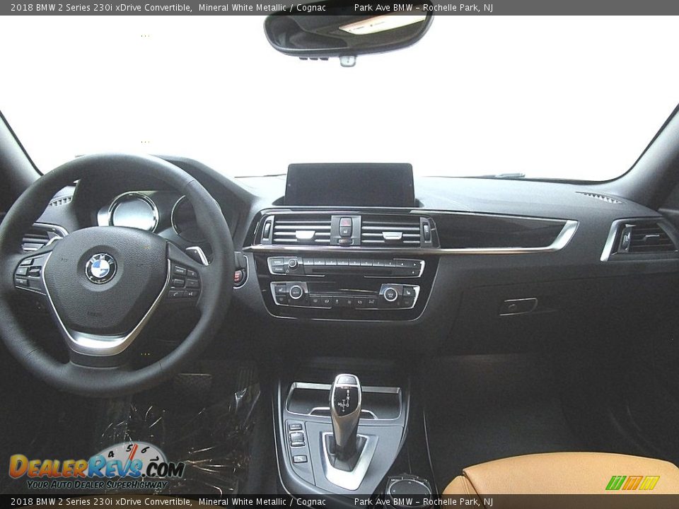 2018 BMW 2 Series 230i xDrive Convertible Mineral White Metallic / Cognac Photo #24