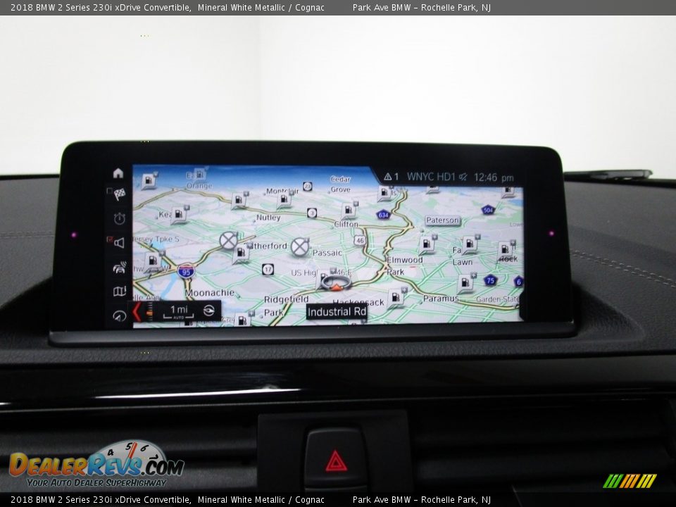 2018 BMW 2 Series 230i xDrive Convertible Mineral White Metallic / Cognac Photo #27