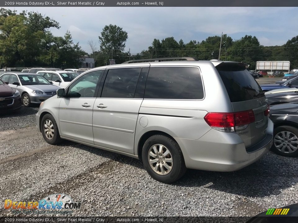 2009 Honda Odyssey EX-L Silver Pearl Metallic / Gray Photo #4