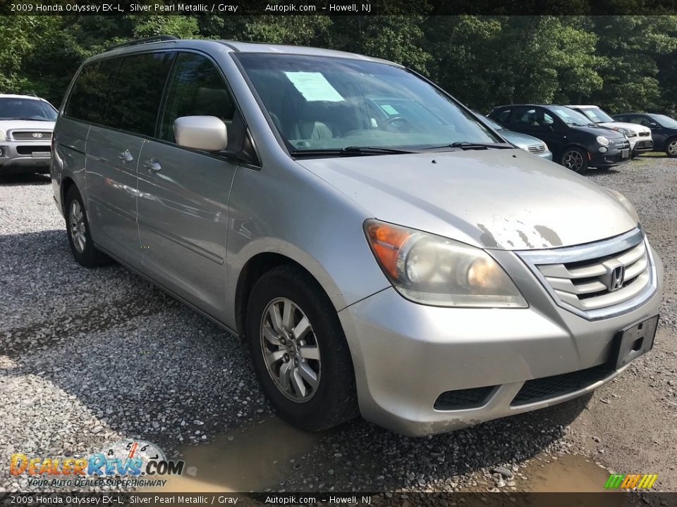 2009 Honda Odyssey EX-L Silver Pearl Metallic / Gray Photo #9
