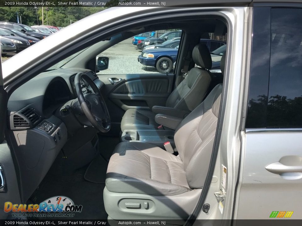2009 Honda Odyssey EX-L Silver Pearl Metallic / Gray Photo #11