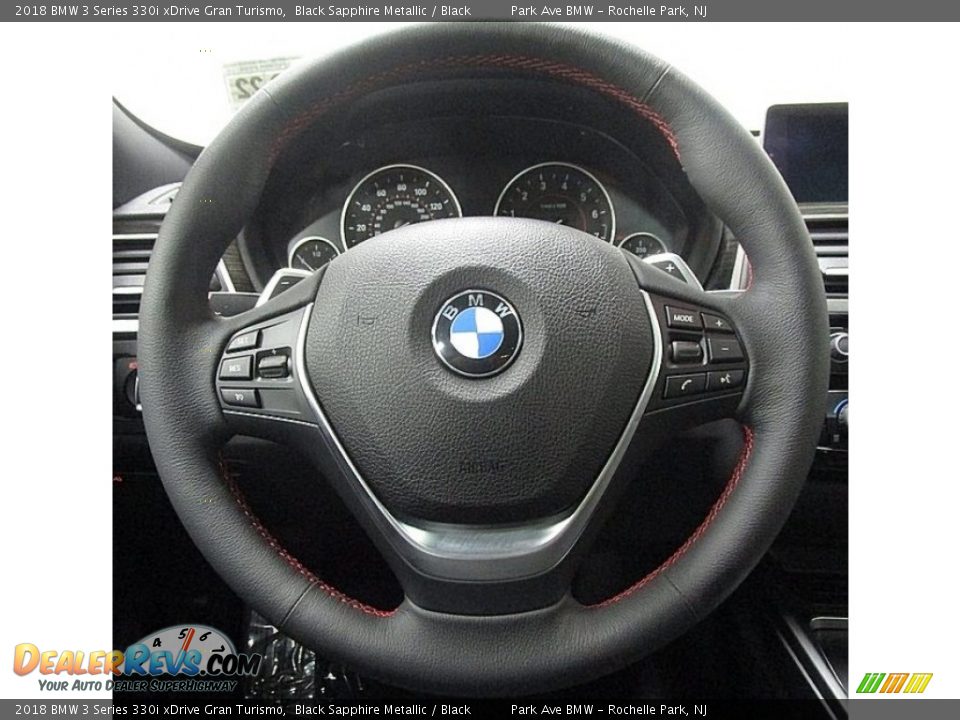 2018 BMW 3 Series 330i xDrive Gran Turismo Black Sapphire Metallic / Black Photo #26
