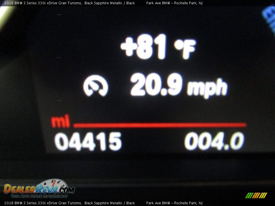 2018 BMW 3 Series 330i xDrive Gran Turismo Black Sapphire Metallic / Black Photo #27