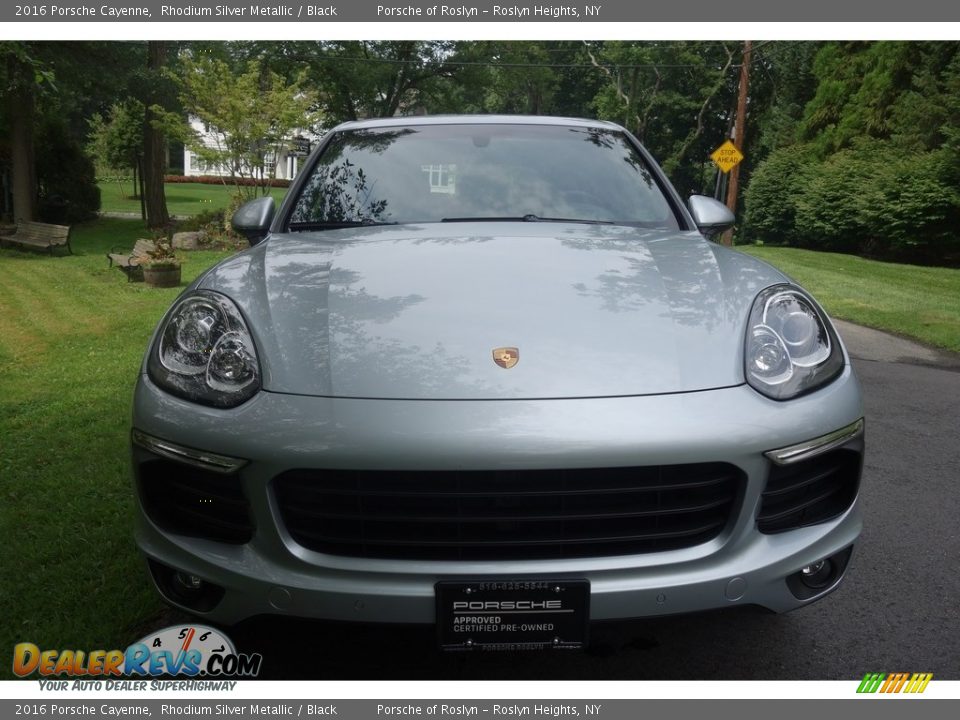 2016 Porsche Cayenne Rhodium Silver Metallic / Black Photo #2