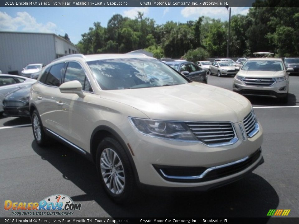 2018 Lincoln MKX Select Ivory Pearl Metallic Tri-Coat / Cappuccino Photo #1