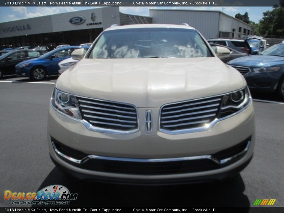 2018 Lincoln MKX Select Ivory Pearl Metallic Tri-Coat / Cappuccino Photo #2