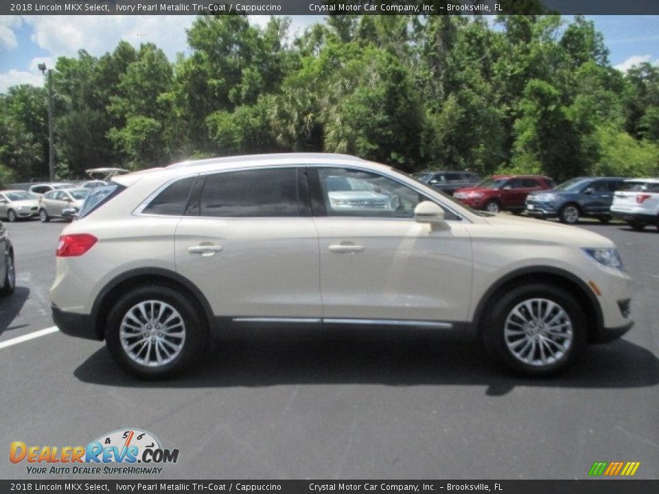 2018 Lincoln MKX Select Ivory Pearl Metallic Tri-Coat / Cappuccino Photo #3