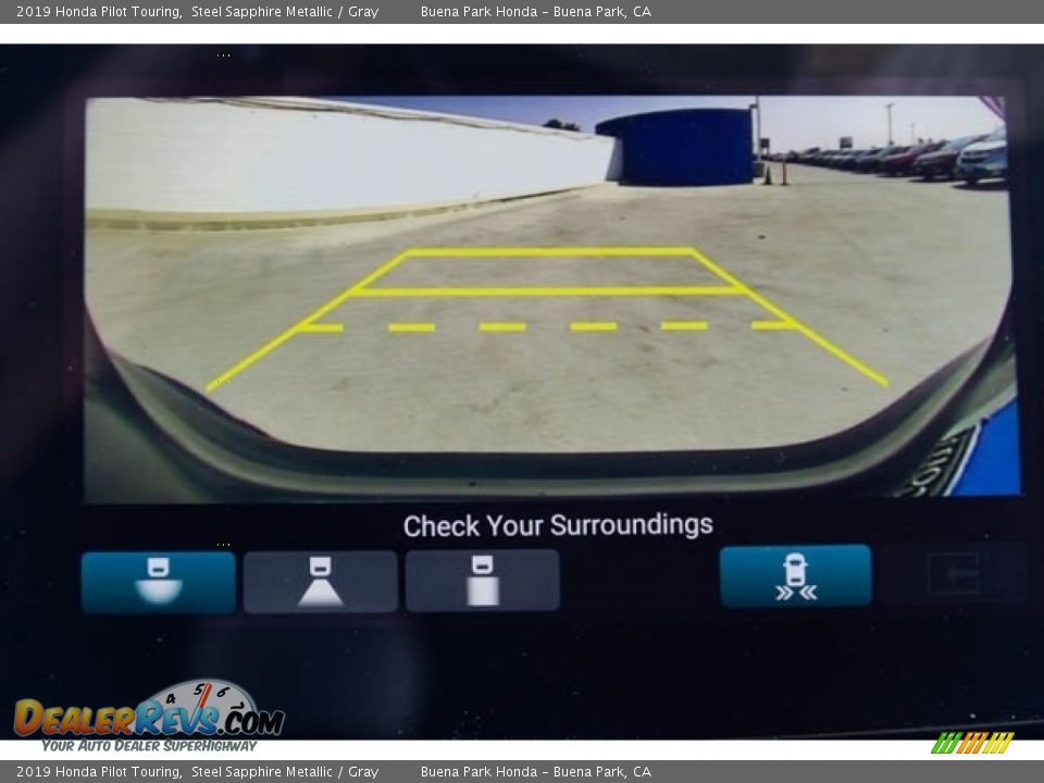 2019 Honda Pilot Touring Steel Sapphire Metallic / Gray Photo #14