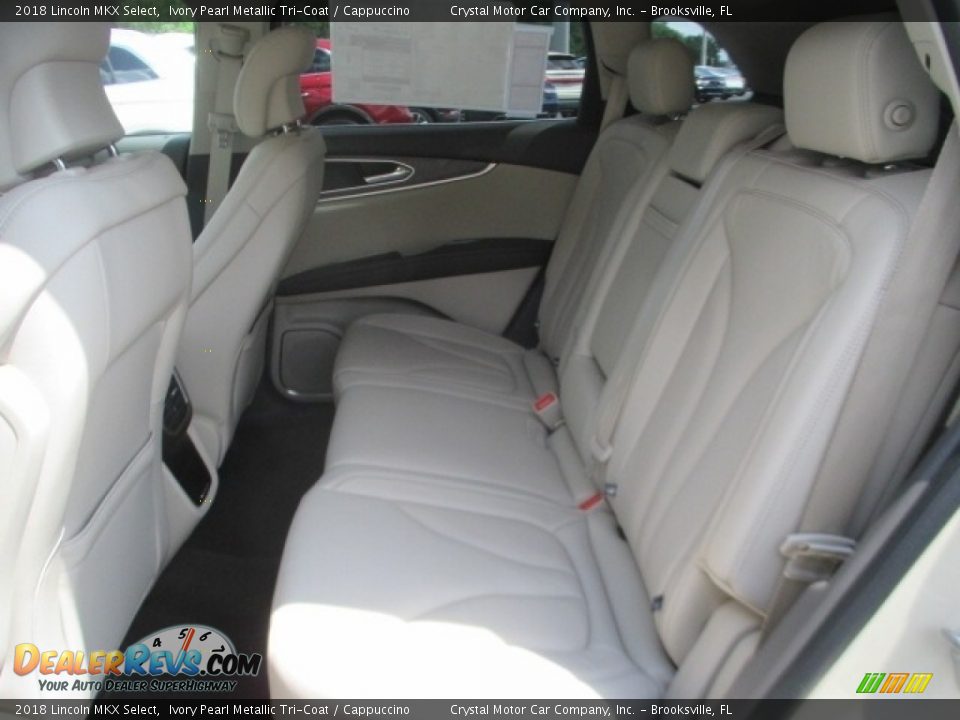 2018 Lincoln MKX Select Ivory Pearl Metallic Tri-Coat / Cappuccino Photo #6
