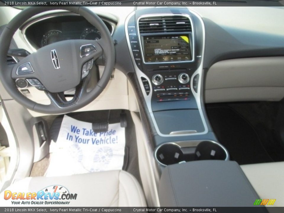 2018 Lincoln MKX Select Ivory Pearl Metallic Tri-Coat / Cappuccino Photo #7