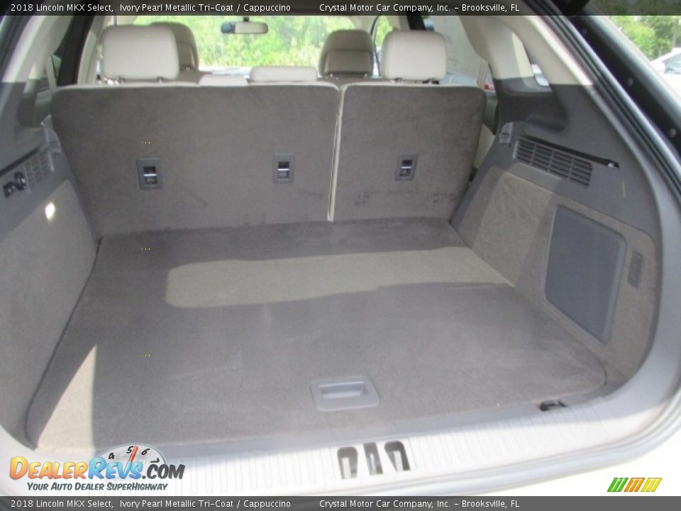 2018 Lincoln MKX Select Ivory Pearl Metallic Tri-Coat / Cappuccino Photo #11