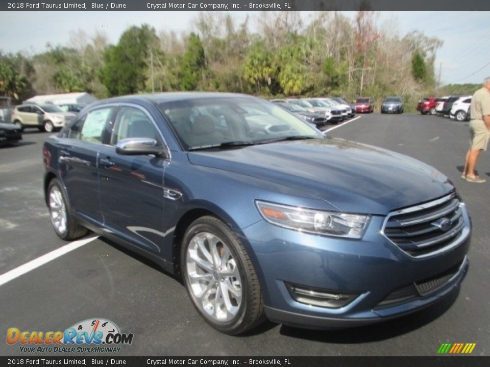 2018 Ford Taurus Limited Blue / Dune Photo #1