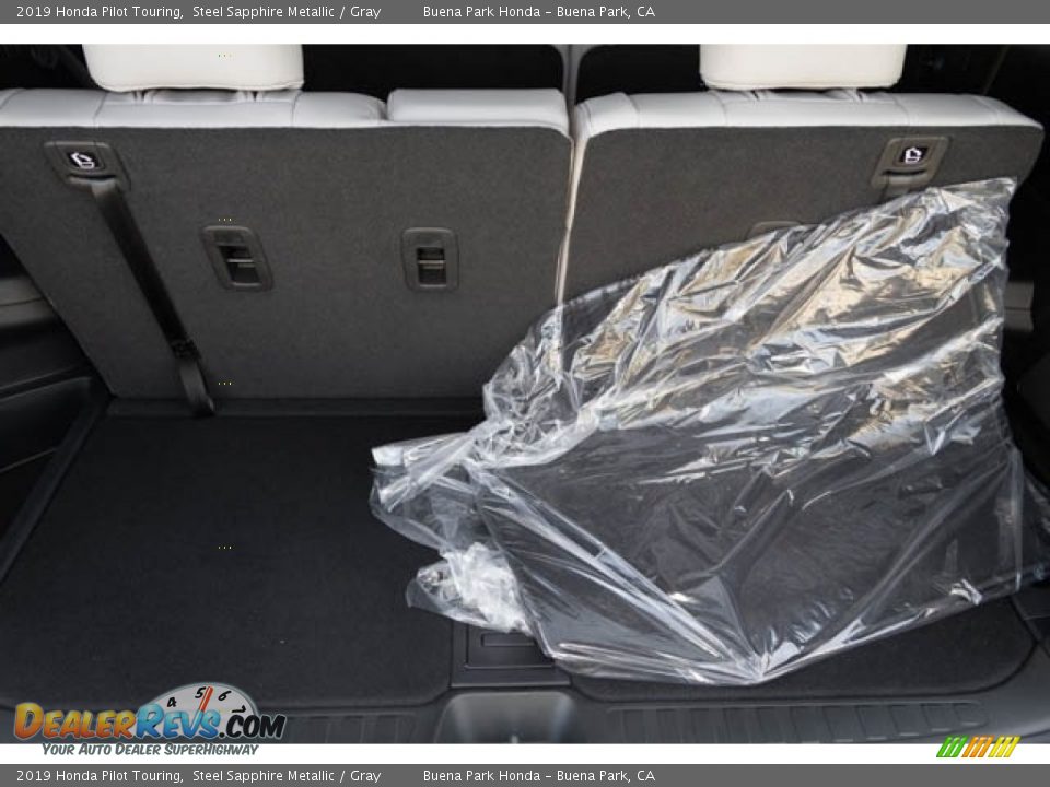 2019 Honda Pilot Touring Steel Sapphire Metallic / Gray Photo #29