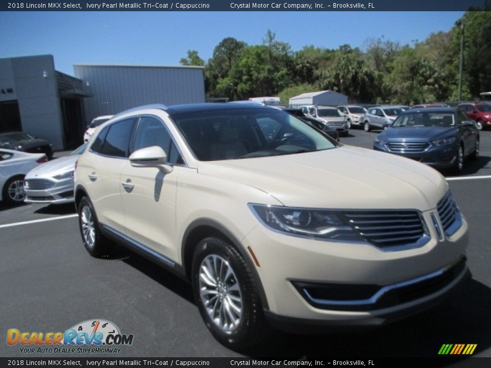 2018 Lincoln MKX Select Ivory Pearl Metallic Tri-Coat / Cappuccino Photo #1
