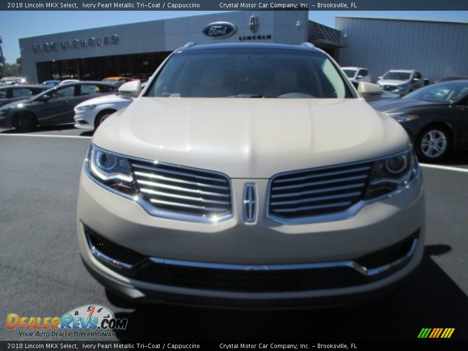 2018 Lincoln MKX Select Ivory Pearl Metallic Tri-Coat / Cappuccino Photo #2