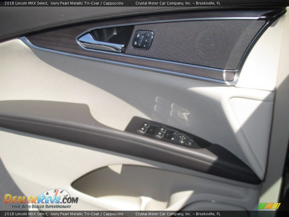 2018 Lincoln MKX Select Ivory Pearl Metallic Tri-Coat / Cappuccino Photo #10