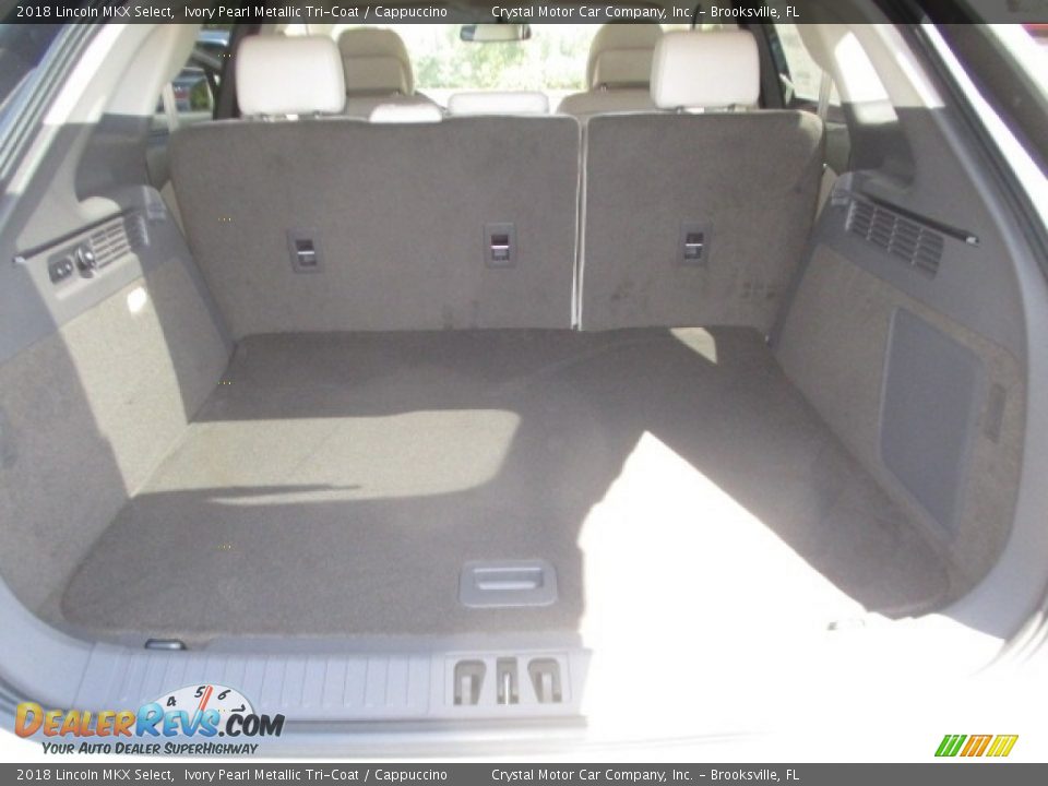 2018 Lincoln MKX Select Ivory Pearl Metallic Tri-Coat / Cappuccino Photo #11