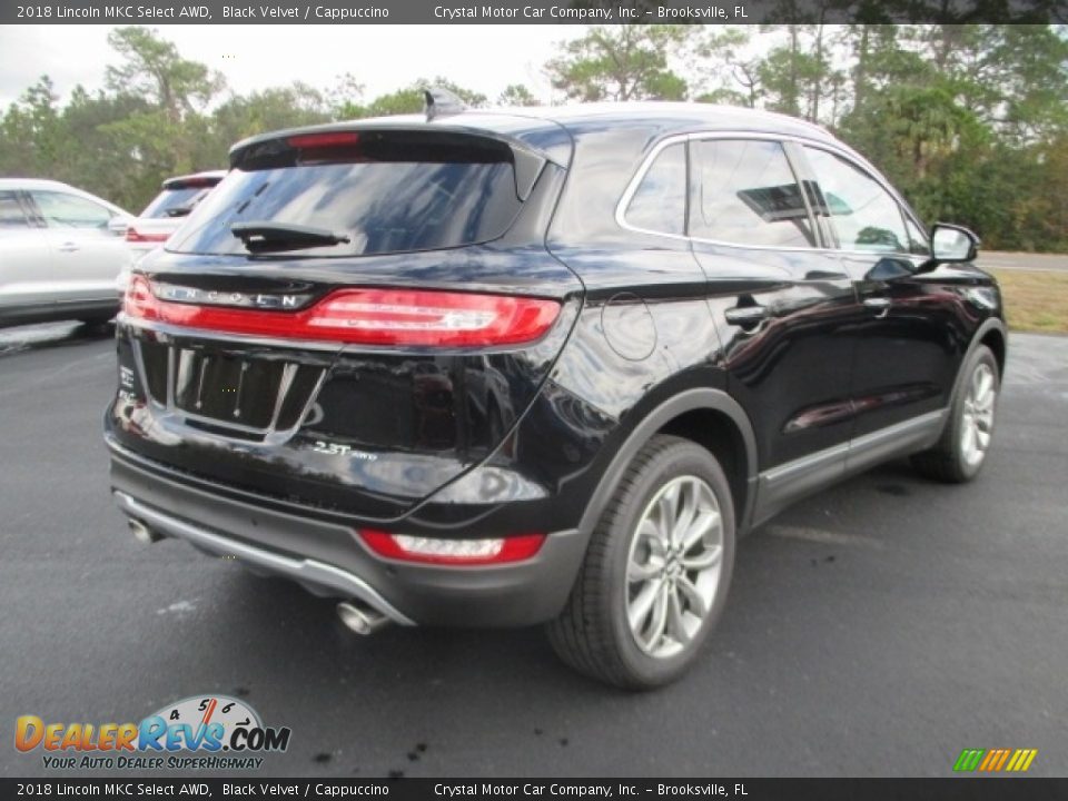 2018 Lincoln MKC Select AWD Black Velvet / Cappuccino Photo #4