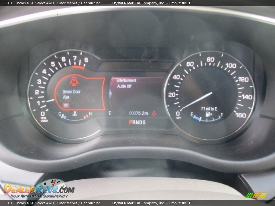 2018 Lincoln MKC Select AWD Black Velvet / Cappuccino Photo #8