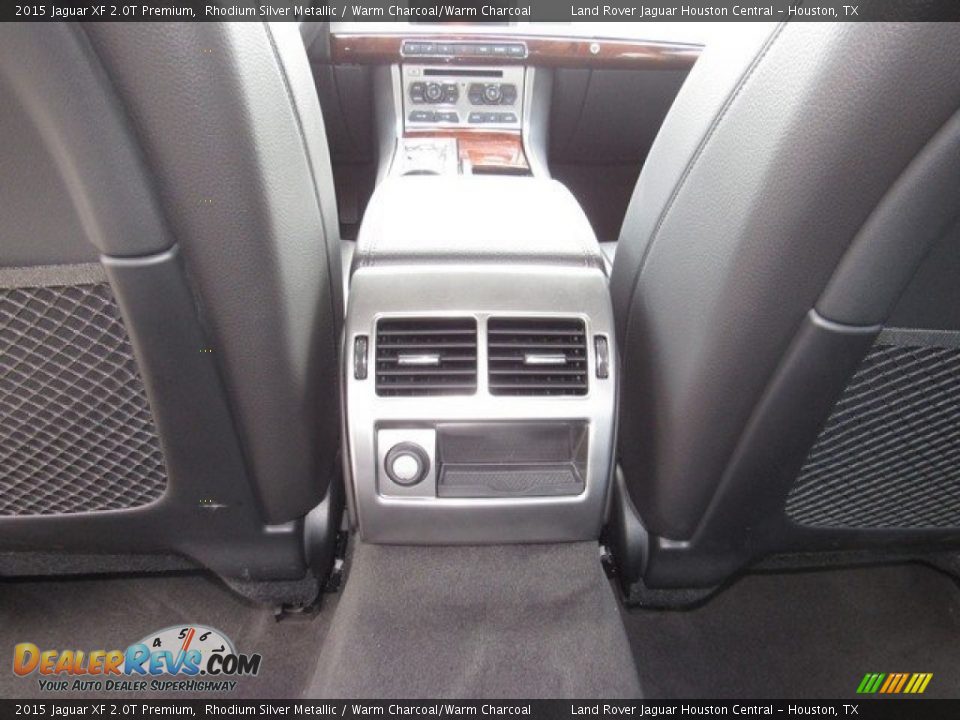 2015 Jaguar XF 2.0T Premium Rhodium Silver Metallic / Warm Charcoal/Warm Charcoal Photo #17