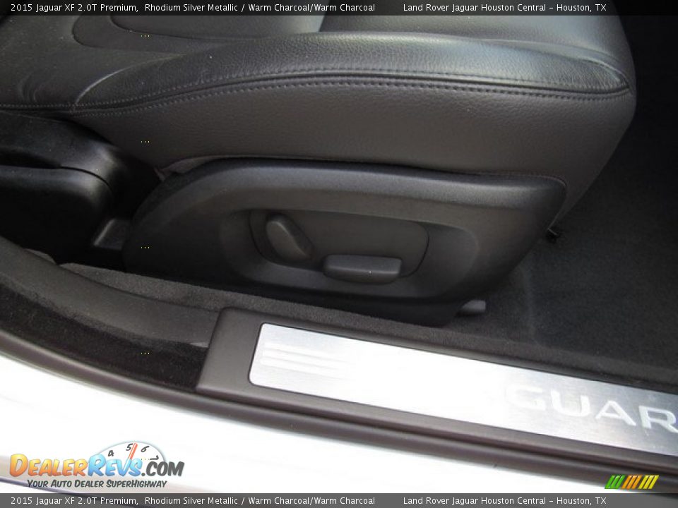 2015 Jaguar XF 2.0T Premium Rhodium Silver Metallic / Warm Charcoal/Warm Charcoal Photo #20