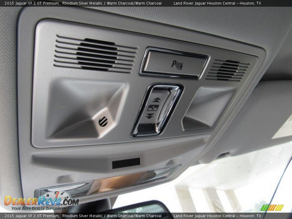 2015 Jaguar XF 2.0T Premium Rhodium Silver Metallic / Warm Charcoal/Warm Charcoal Photo #32