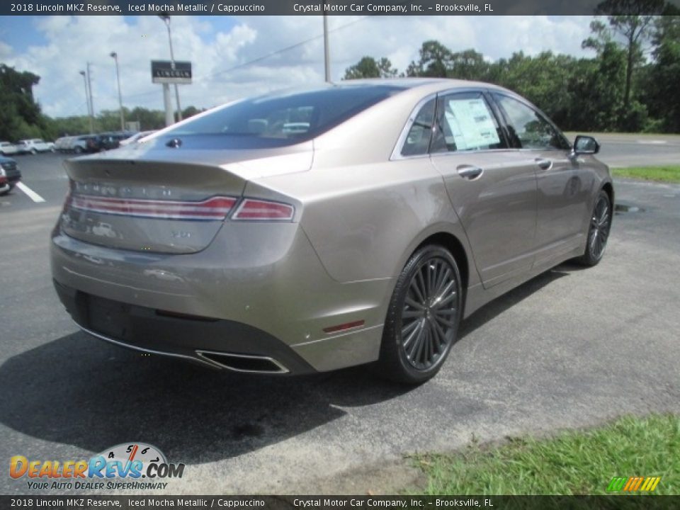 2018 Lincoln MKZ Reserve Iced Mocha Metallic / Cappuccino Photo #4