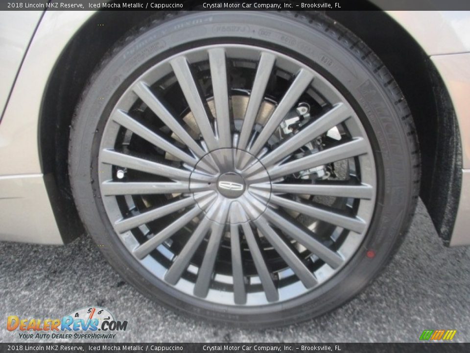 2018 Lincoln MKZ Reserve Iced Mocha Metallic / Cappuccino Photo #12