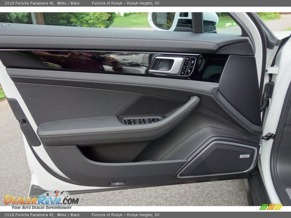 2018 Porsche Panamera 4S White / Black Photo #11
