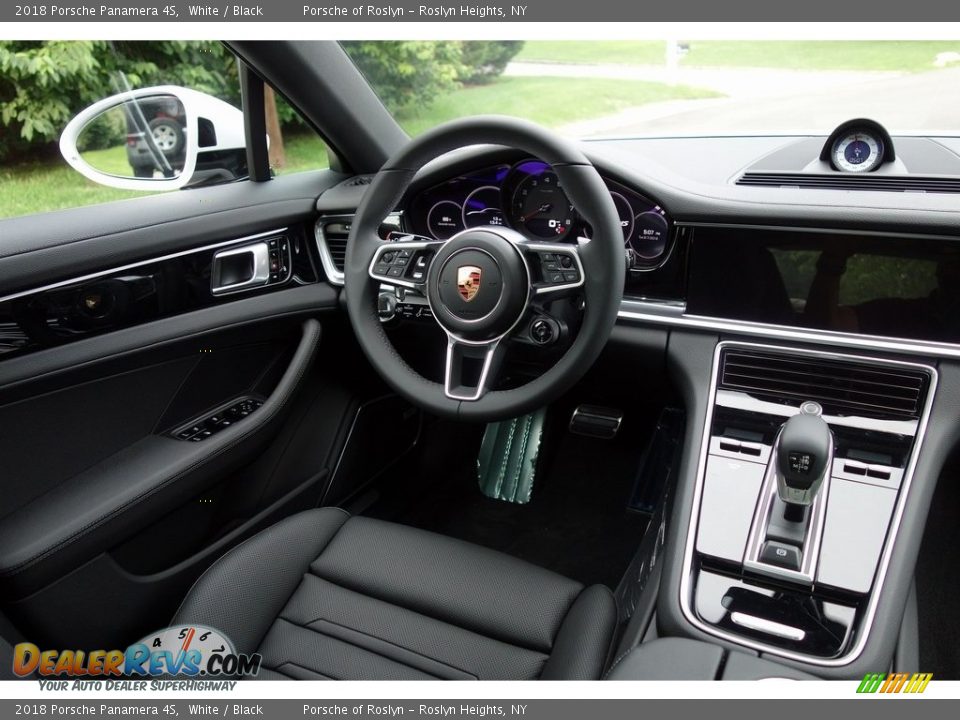 2018 Porsche Panamera 4S White / Black Photo #13