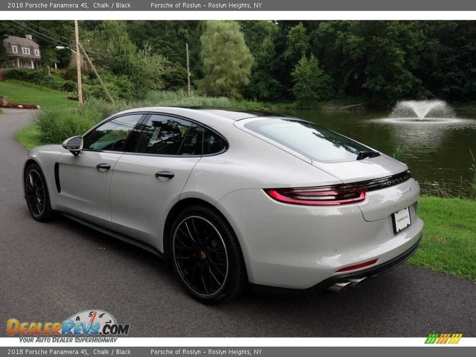 2018 Porsche Panamera 4S Chalk / Black Photo #6
