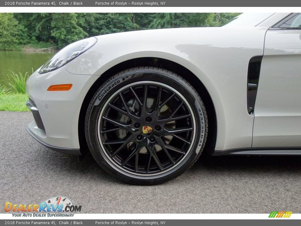2018 Porsche Panamera 4S Chalk / Black Photo #9