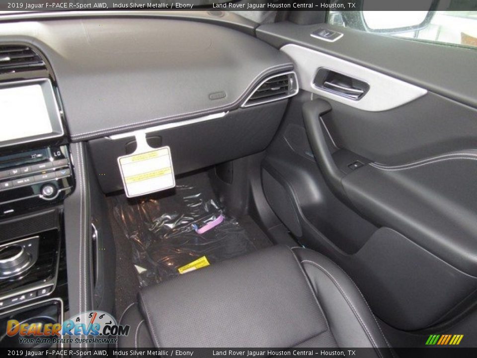2019 Jaguar F-PACE R-Sport AWD Indus Silver Metallic / Ebony Photo #15