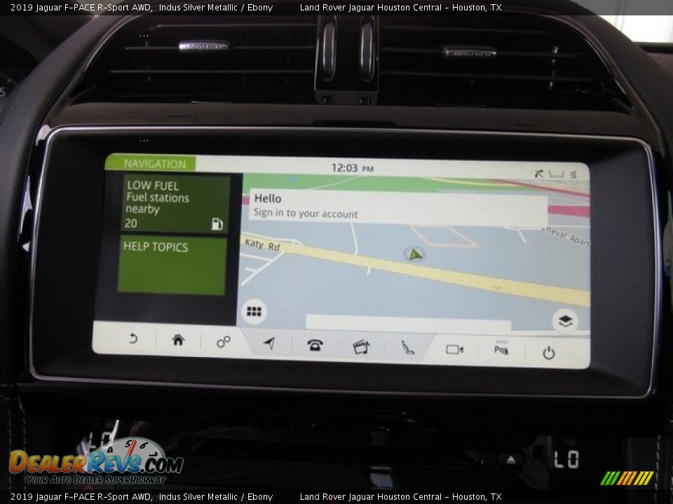 2019 Jaguar F-PACE R-Sport AWD Indus Silver Metallic / Ebony Photo #32
