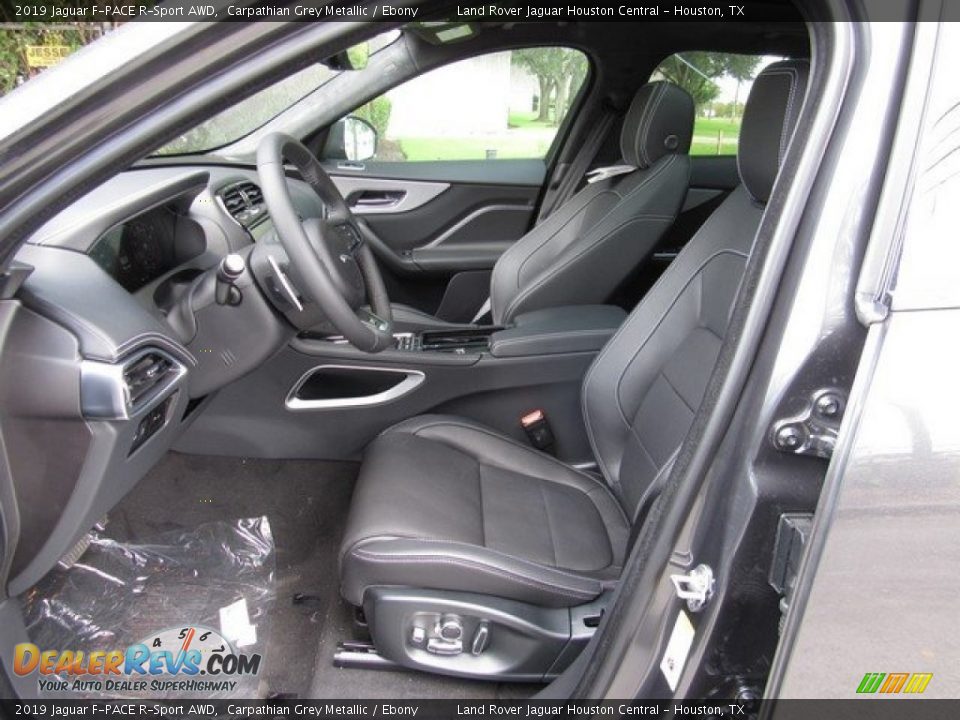 2019 Jaguar F-PACE R-Sport AWD Carpathian Grey Metallic / Ebony Photo #3