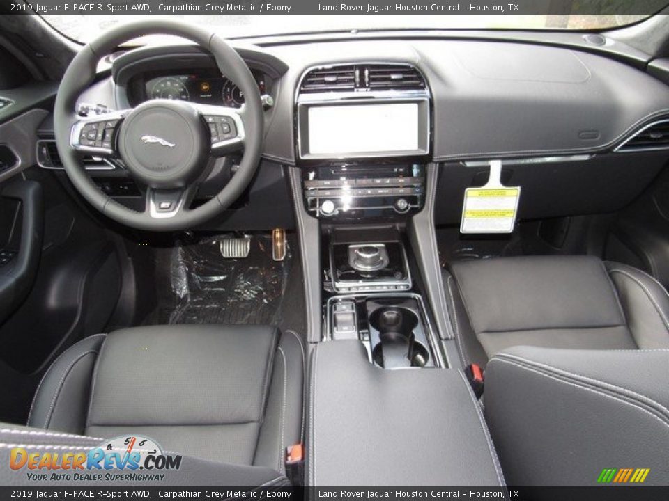 2019 Jaguar F-PACE R-Sport AWD Carpathian Grey Metallic / Ebony Photo #4