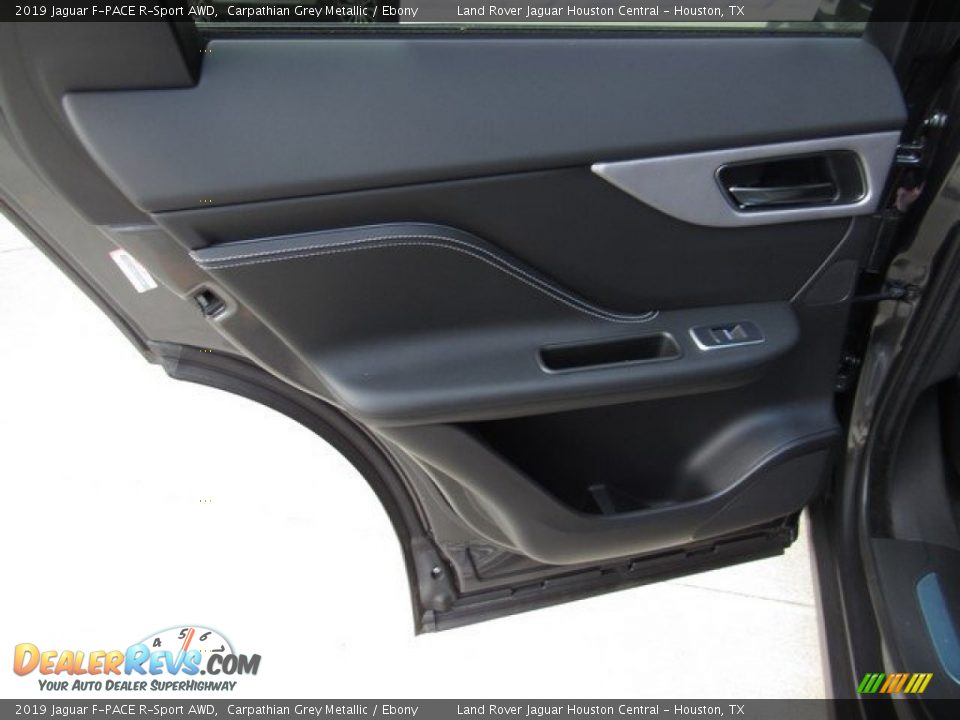 2019 Jaguar F-PACE R-Sport AWD Carpathian Grey Metallic / Ebony Photo #23