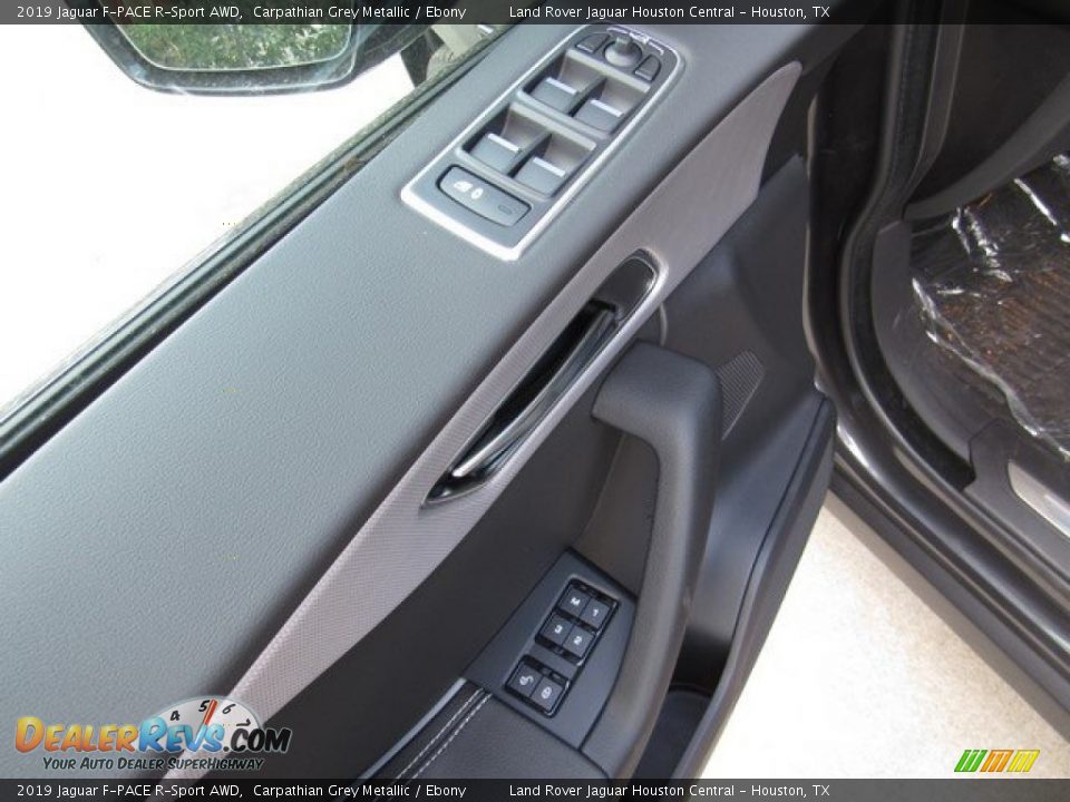 2019 Jaguar F-PACE R-Sport AWD Carpathian Grey Metallic / Ebony Photo #25