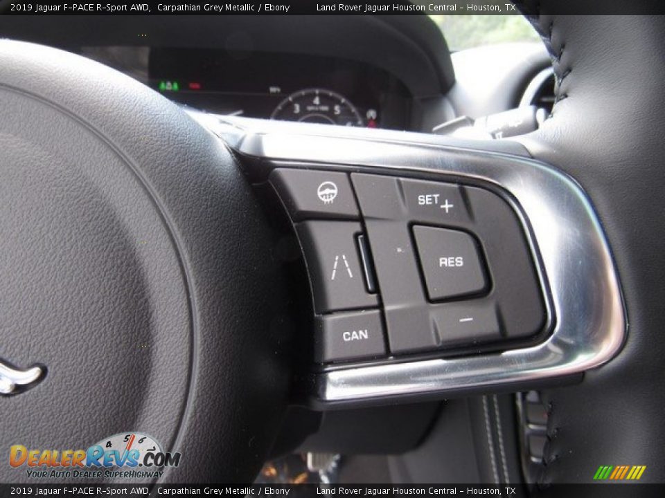 2019 Jaguar F-PACE R-Sport AWD Carpathian Grey Metallic / Ebony Photo #29