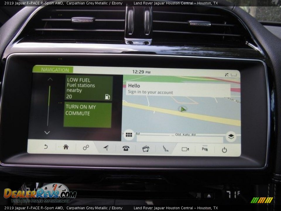 2019 Jaguar F-PACE R-Sport AWD Carpathian Grey Metallic / Ebony Photo #32