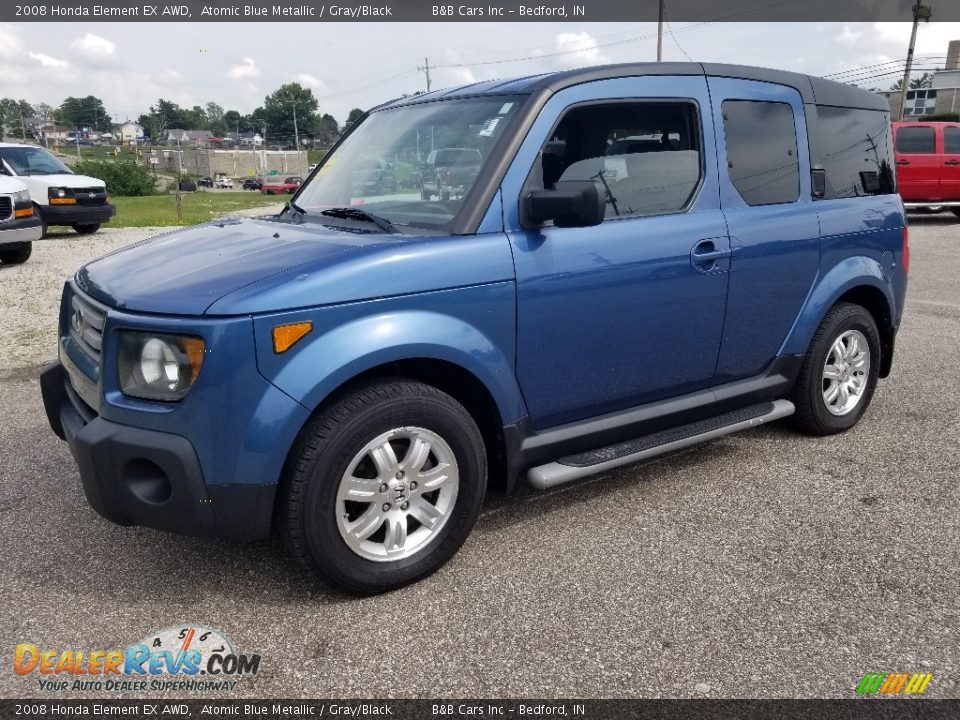 2008 Honda Element EX AWD Atomic Blue Metallic / Gray/Black Photo #1
