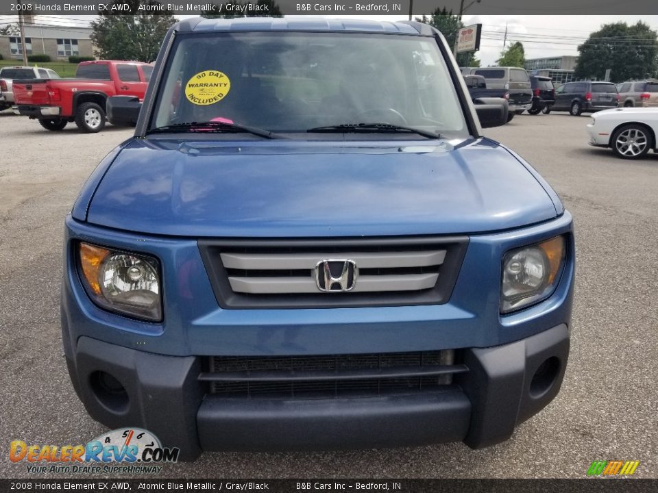 2008 Honda Element EX AWD Atomic Blue Metallic / Gray/Black Photo #3