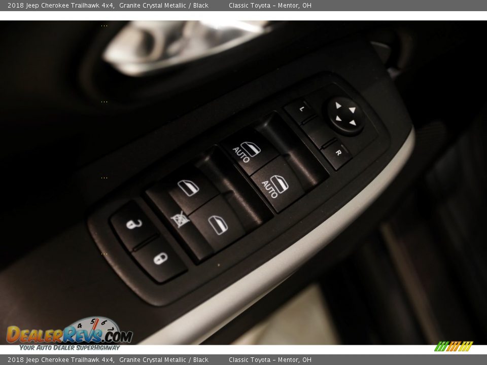 2018 Jeep Cherokee Trailhawk 4x4 Granite Crystal Metallic / Black Photo #5