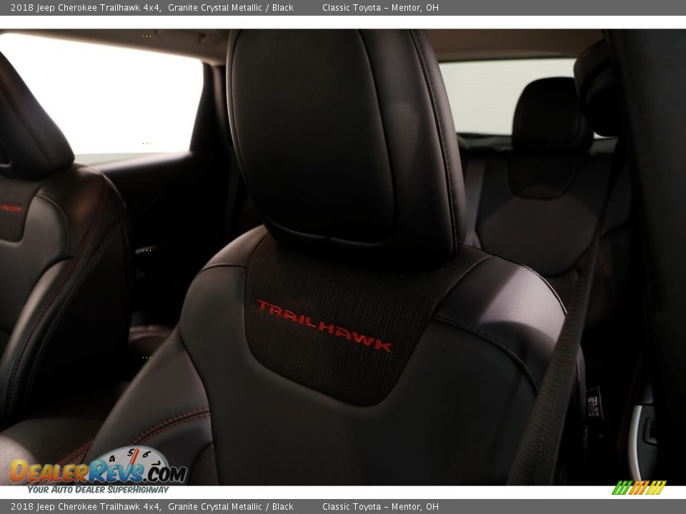 2018 Jeep Cherokee Trailhawk 4x4 Granite Crystal Metallic / Black Photo #7