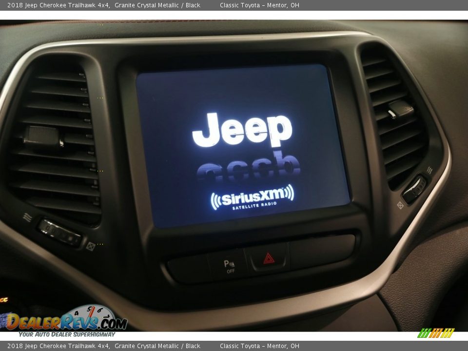 2018 Jeep Cherokee Trailhawk 4x4 Granite Crystal Metallic / Black Photo #11